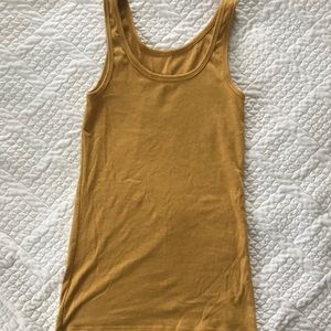 Mustard yellow tank top